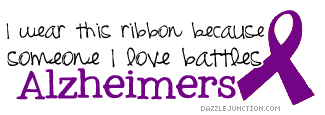 Alzheimers Awareness Ribbon image