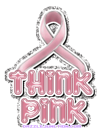 Think Pink Ribbon Breast Cancer image
