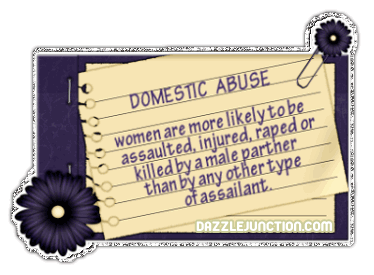 Domestic Abuse Glitter image