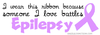 Epilepsy Awareness Ribbon image