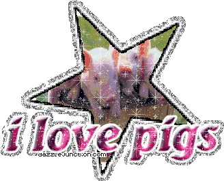I Love Pigs Animal Lovers image