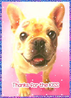 Thanks For Kiss Cute Animals image
