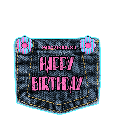 Happy B Day Cow Pocket Pals image