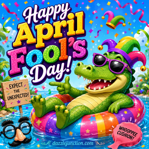 April Fools Alligator April Fools Day image