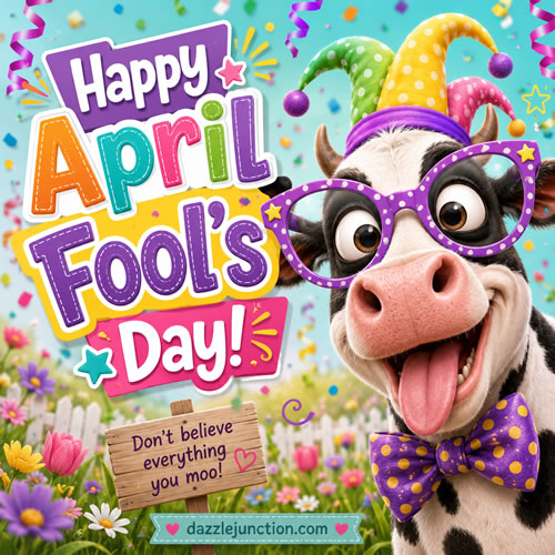 April Fools Cow April Fools Day image