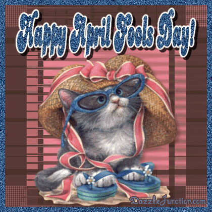 April Fools Dressy Kitty April Fools Day image