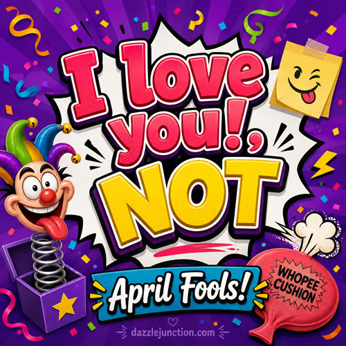 I Love You Not April Fools Day image