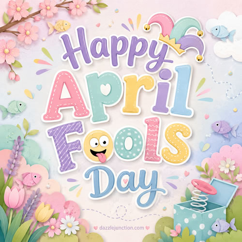 Pastel April Fools April Fools Day image