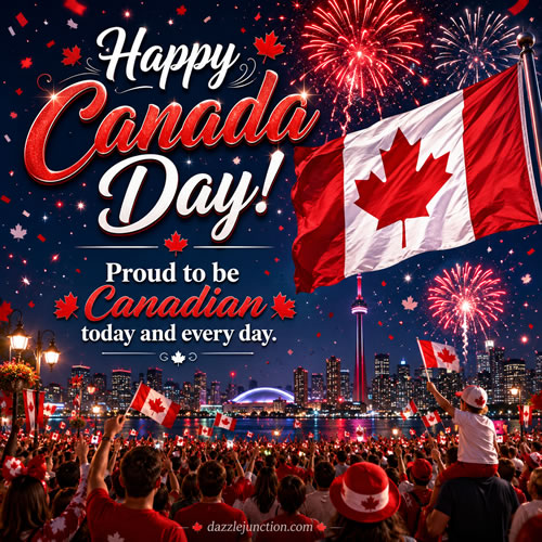 Canada Day Night Fireworks image
