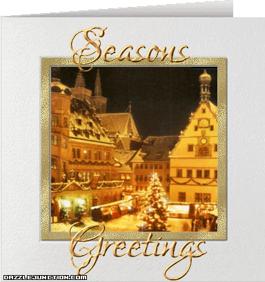 Gold Christmas Cards image
