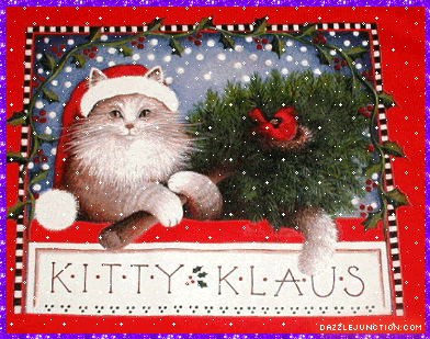Kitty Klaus Christmas Cards image