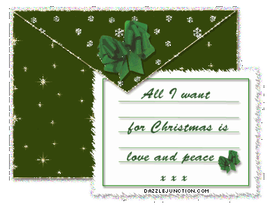 Love And Peace Christmas Cards image