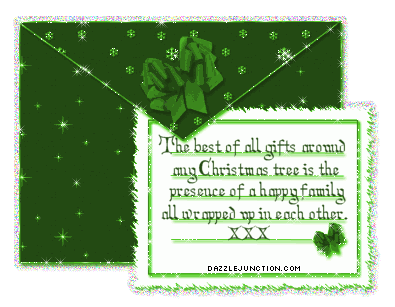 Presence Happy Family Christmas Cards image