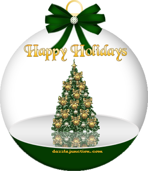 Christmas Tree Green Gold