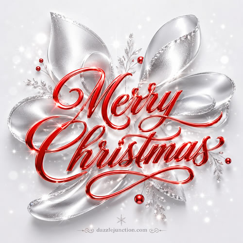 Festive Elegance Merry Christmas image
