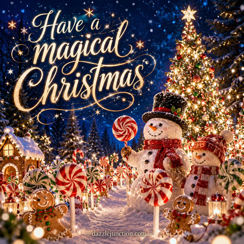 Magical Christmas Merry Christmas image