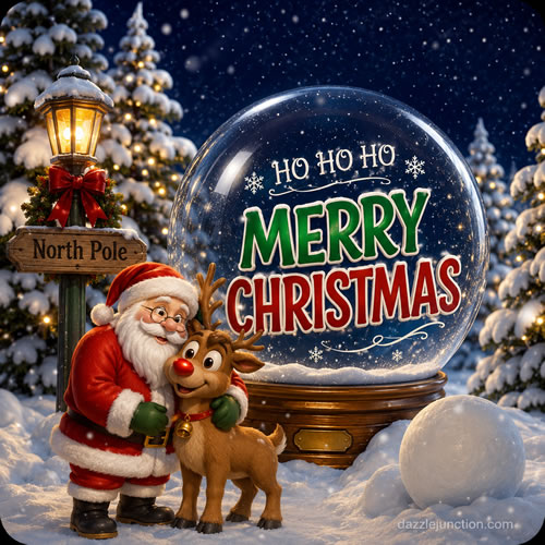 Santa And Rudolph