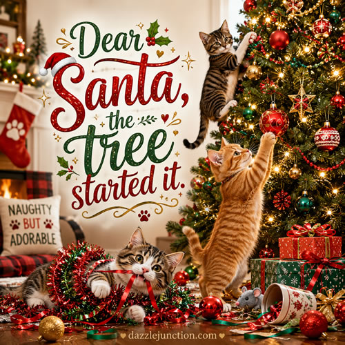 Tree Started It Merry Christmas image