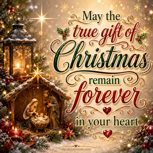 True Christmas Gift Merry Christmas image