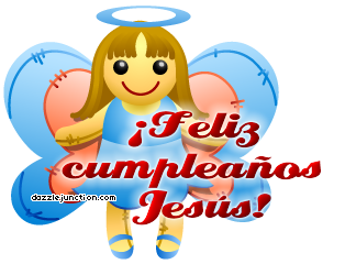 Feliz Cumpleanos Jesus Spanish Christmas image