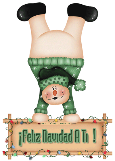Snowman Feliz Navidad Spanish Christmas image