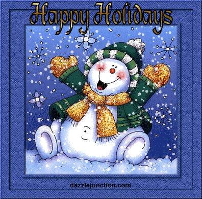 Happy Holiday Snowman