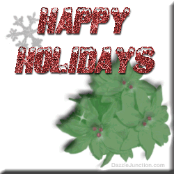 Happy Holidays Snowflake Christmas image