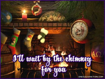 Ill Wait By Chimney Christmas image