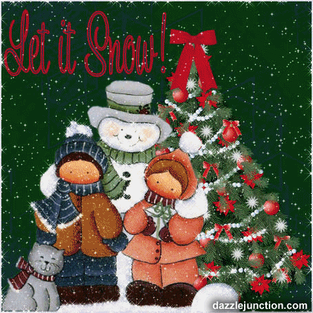 Let It Snow Tree Christmas image