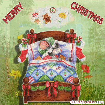 Mouse Dreams Merry Christmas image