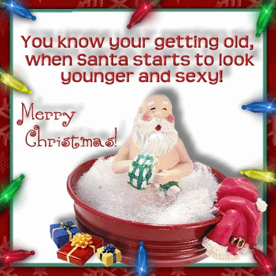 Santa Young Sexy Christmas image