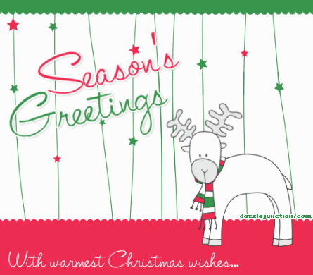 Seasons Greetings Deer