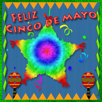 Feliz Cinco de Mayo Swinging Star