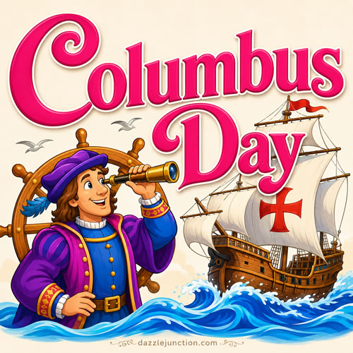 Columbus Day adventure at sea image