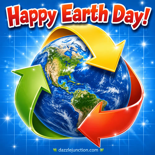 Recycling Arrows Earth Day image