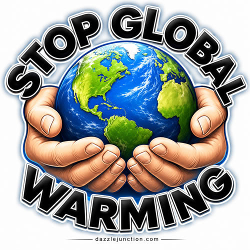 Stop Global Warming Earth Day image