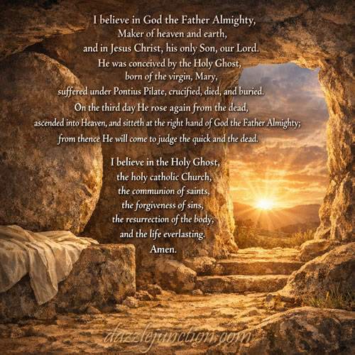 Apostles Creed Easter image