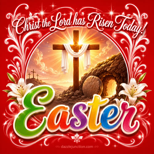 Christ Has Risen Easter image