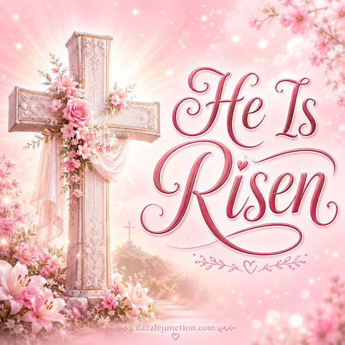 Cross Pink Easter image