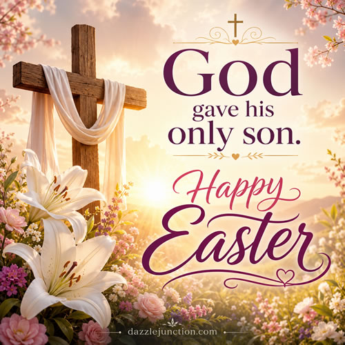 Gave His Only Son Easter image