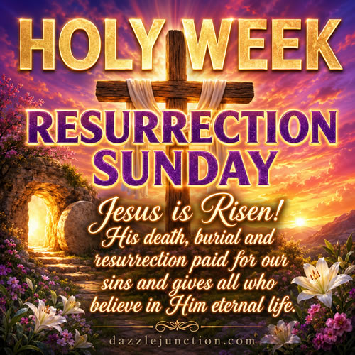 Holy Week Resurrection Sunday Easter image