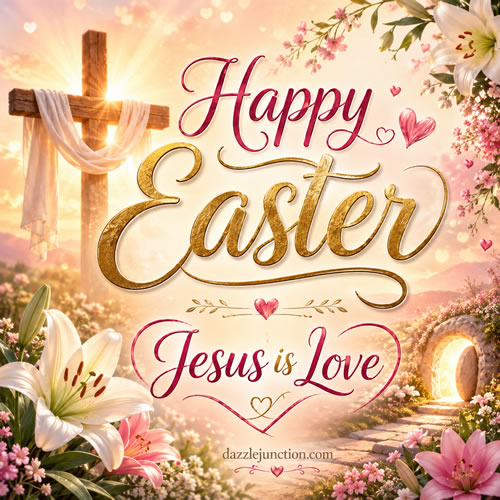 Jesus Is Love Easter image