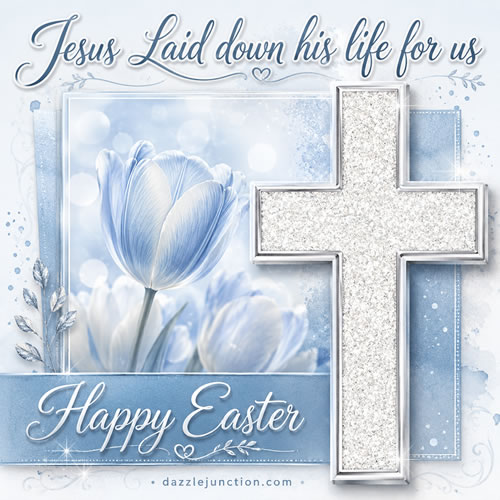 Jesus Laid Down Life Easter image