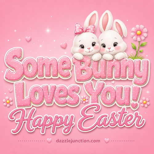 Somebunny Loves You Easter image