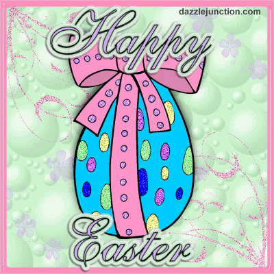 Dotted Egg Happy Easter image