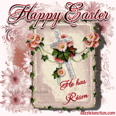 Easter Christian Glitter Happy Easter image