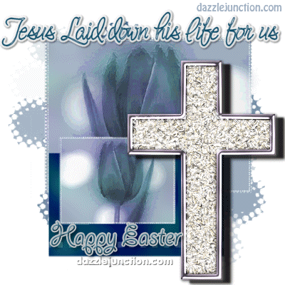Jesus Laid Down Life Glitter
