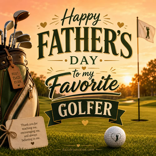 Favorite Golfer Fathers Day image
