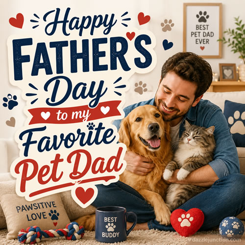 Favorite Pet Dad Fathers Day image