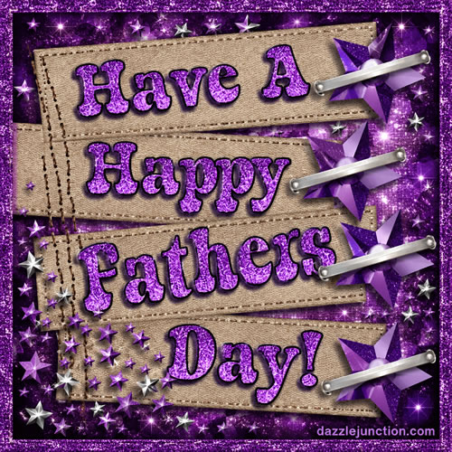 Purple Glitter Fathers Day image